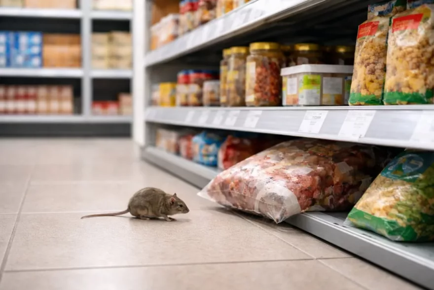 Mäusekot im Supermarkt