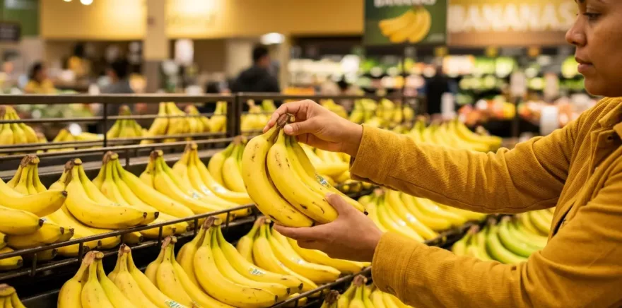 Bananen im Supermarkt
