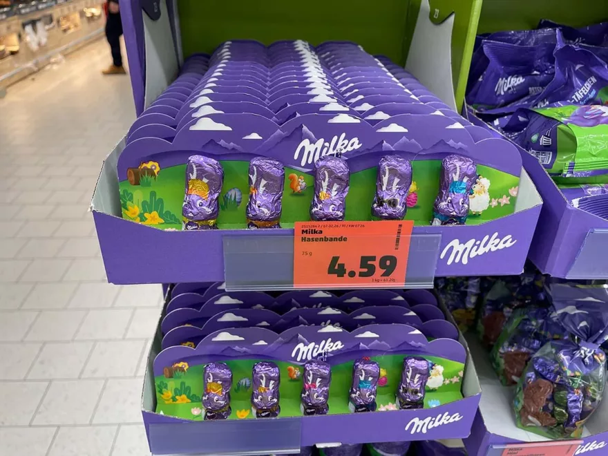 Milka-Osterhasen